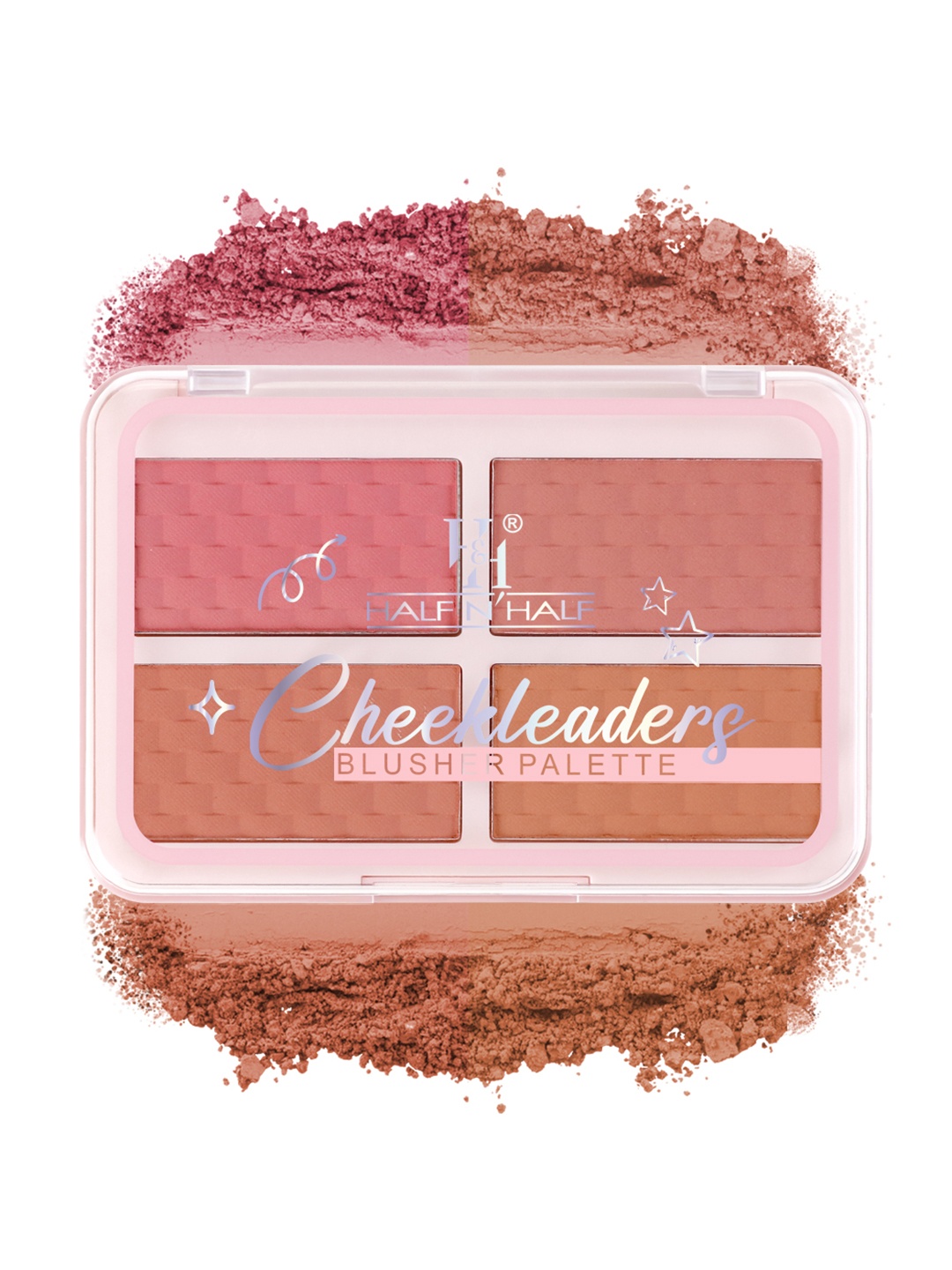 

Half N Half Cheekleaders Blusher Palette - Happiness, Na