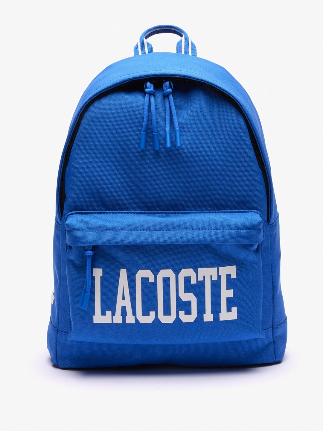 

Lacoste Men Brand Logo Printed Backpack, Blue