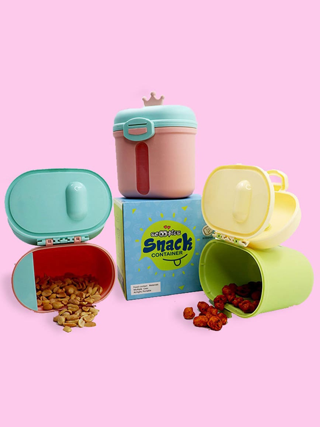 

SCOOBIES Green Airtight Lunch Box