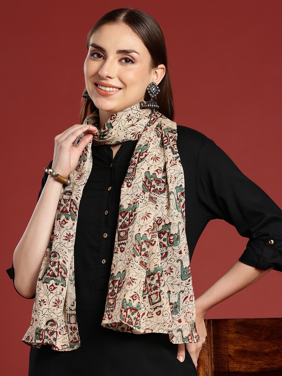 

Anouk Women Printed Scarf, Multi