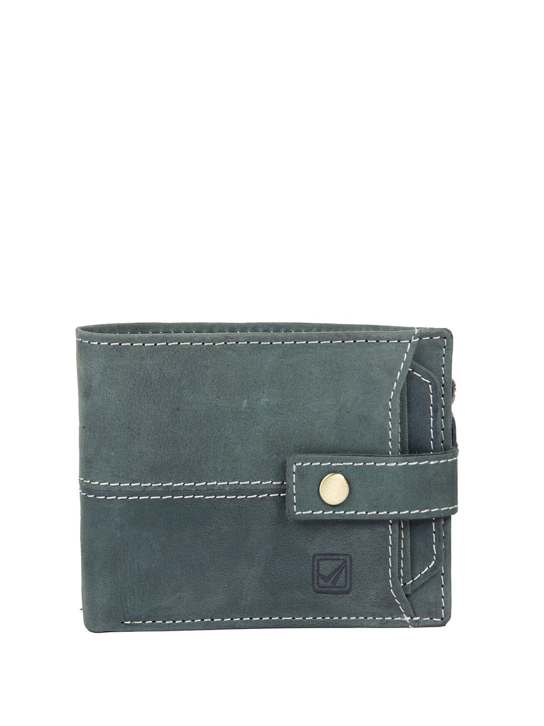 

Style Shoes Unisex Leather Two Fold Wallet, Green