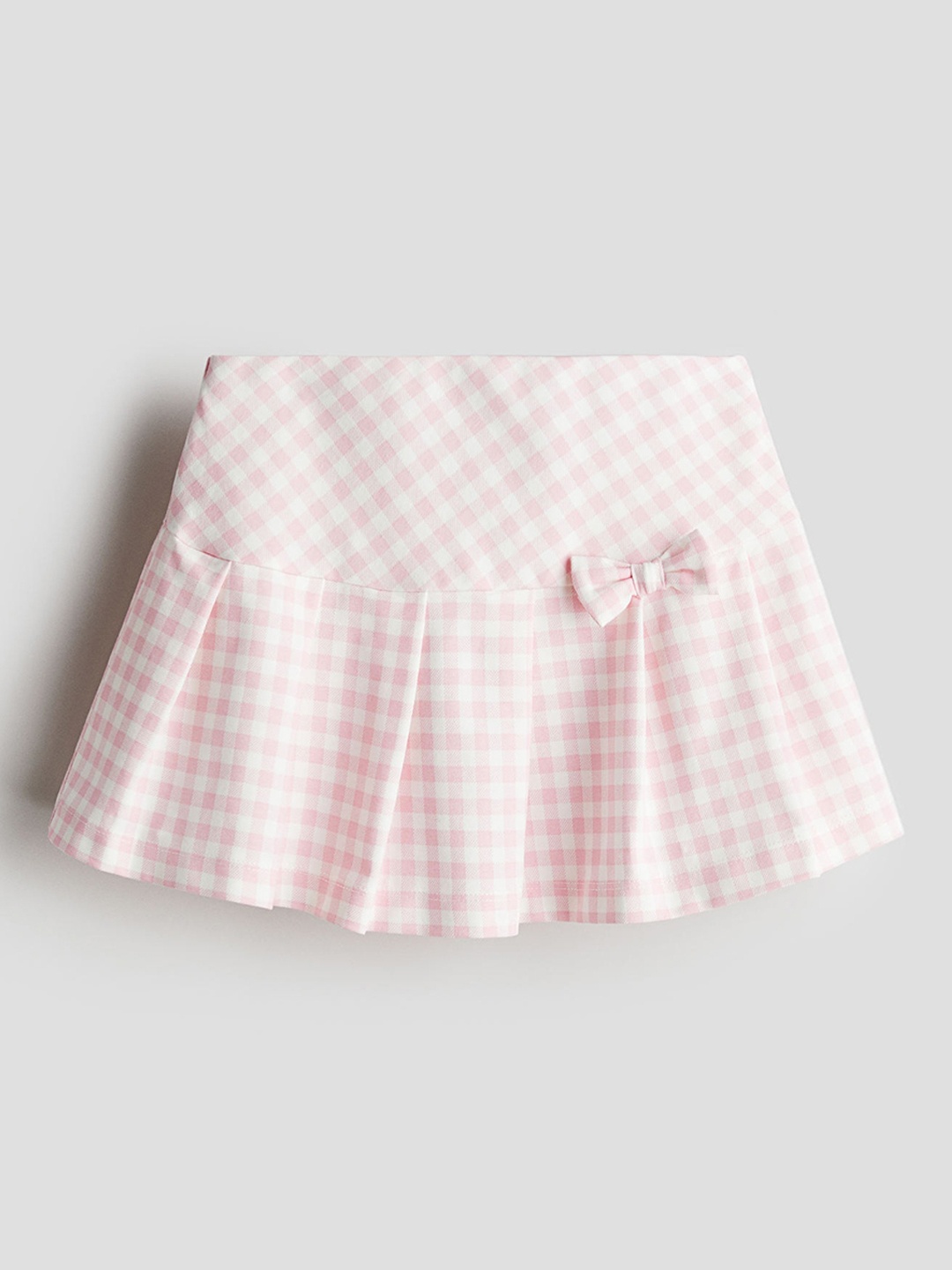 

H&M Girls Pleated Jersey Skirt, Pink