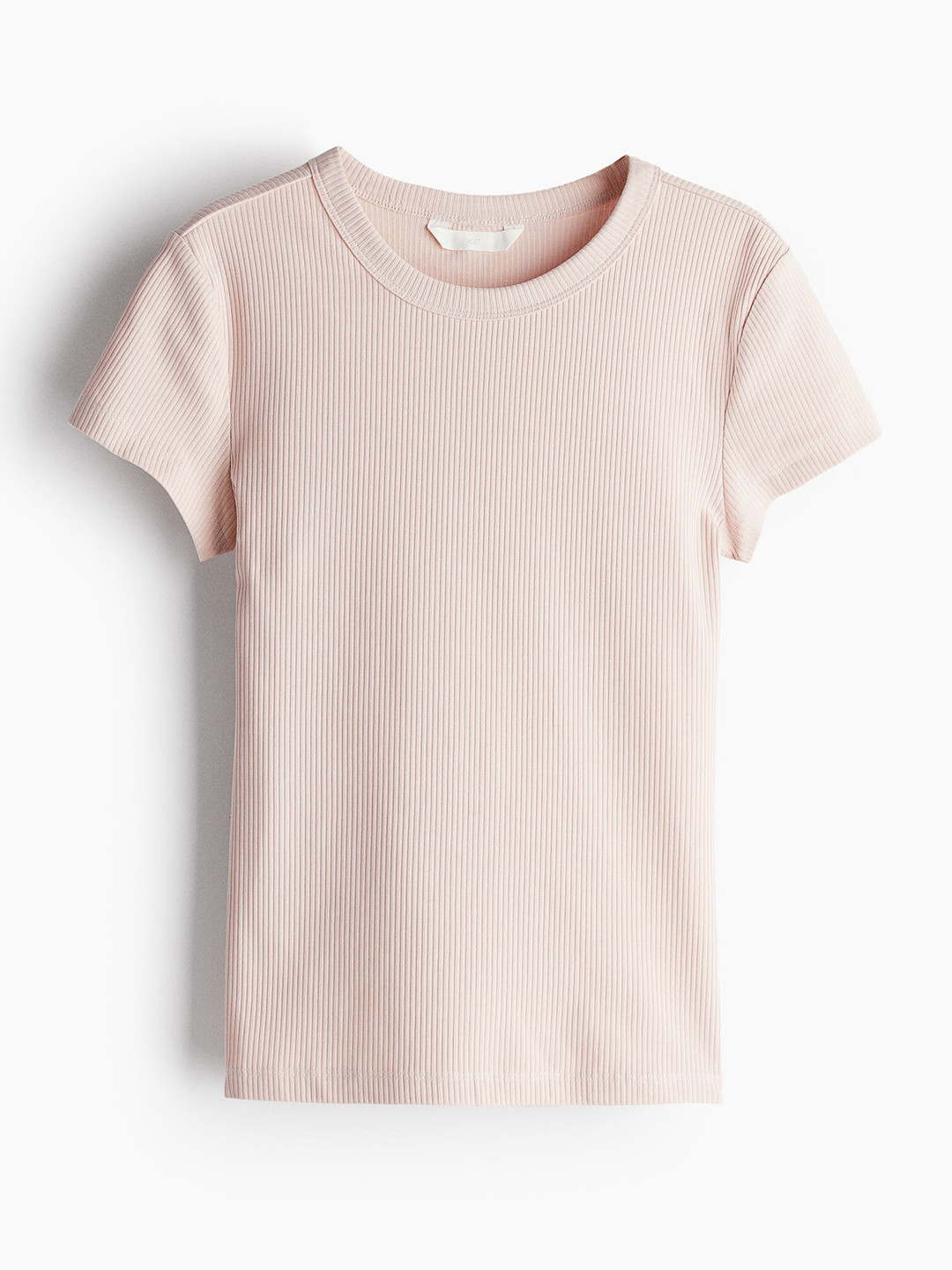 

H&M Women Ribbed T-shirt, Pink