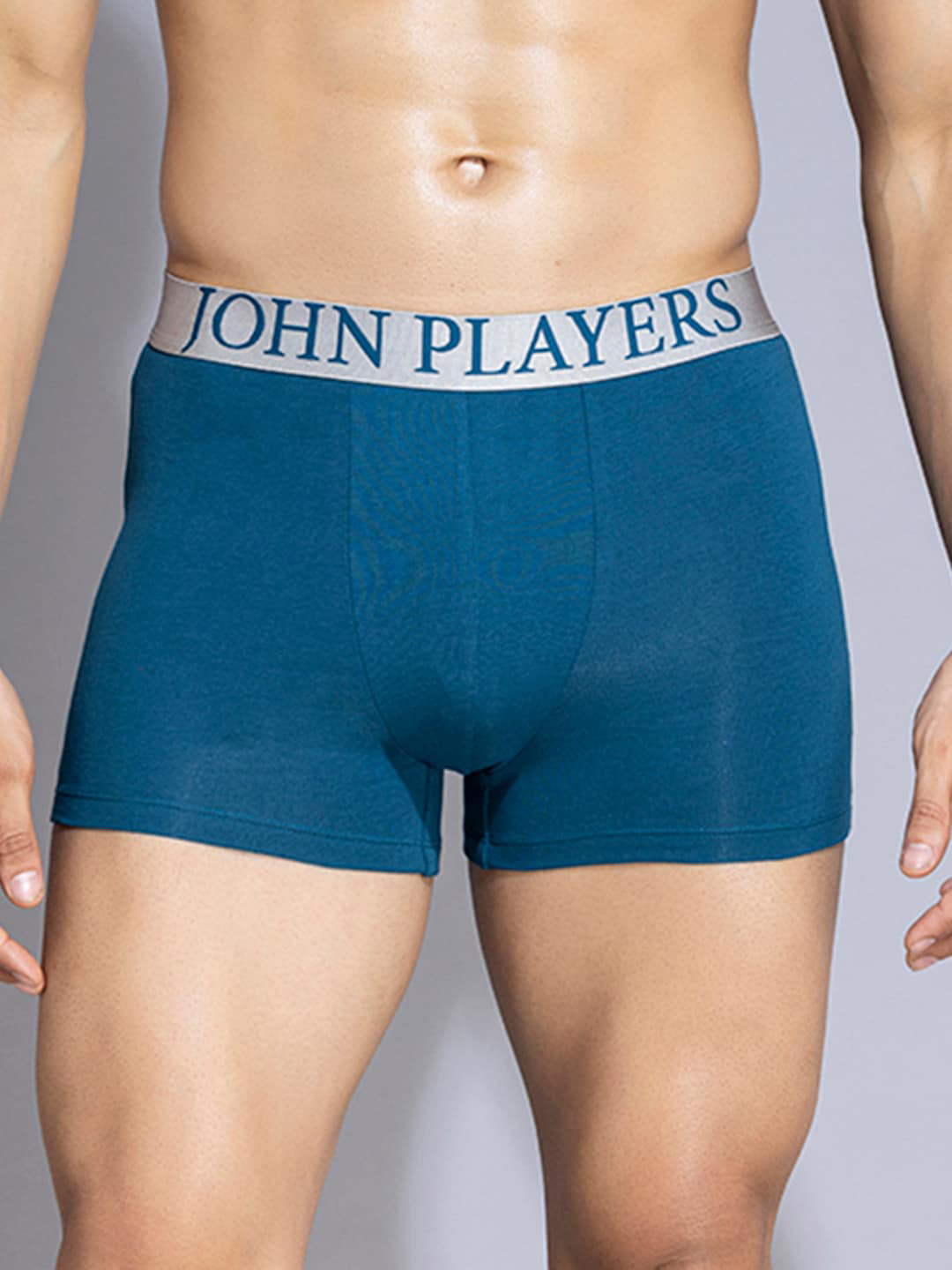 

John Players Mid Rise Cotton Trunk JTK046M36S, Teal