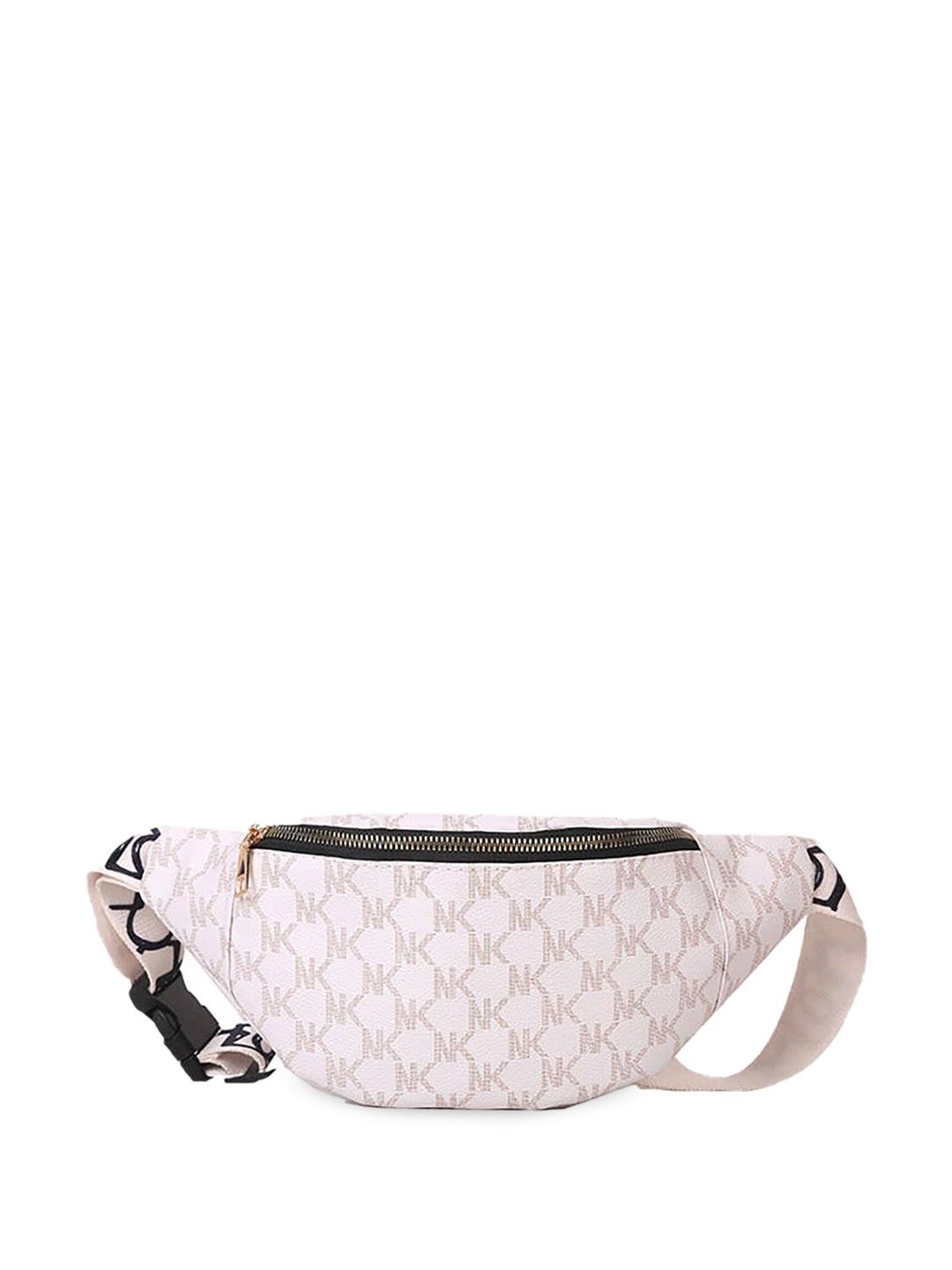 

SYGA Textured Leather Waist Pouch, White