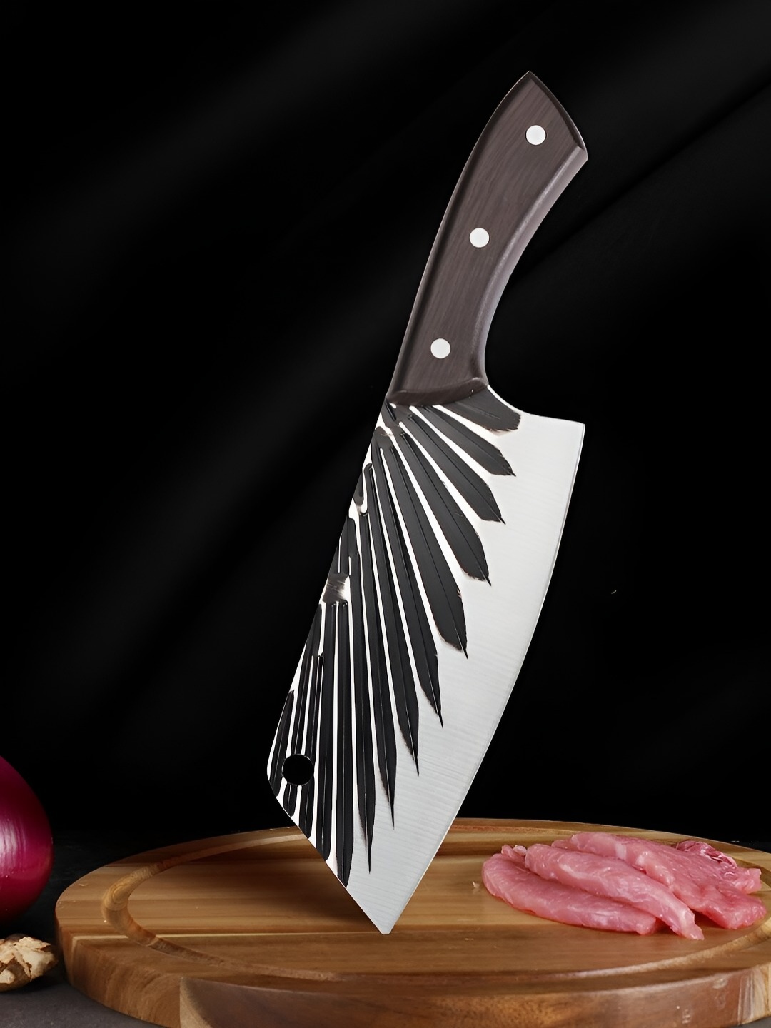 

UniKart Printed Stainless Steel Butcher Knife