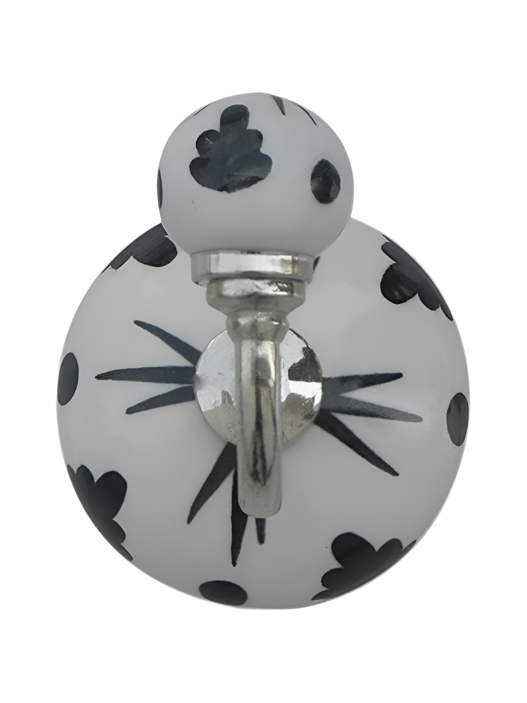 

Indianshelf Black Floral Wall Hooks Key Holder