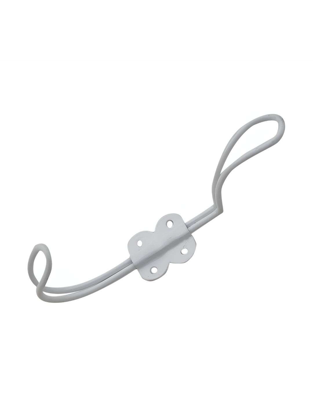 

Indianshelf White Iron Robe Wall Hooks Key Holder