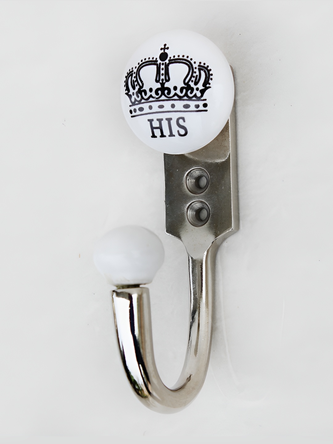 

Indianshelf White & Grey His Printed Wall Key Holder