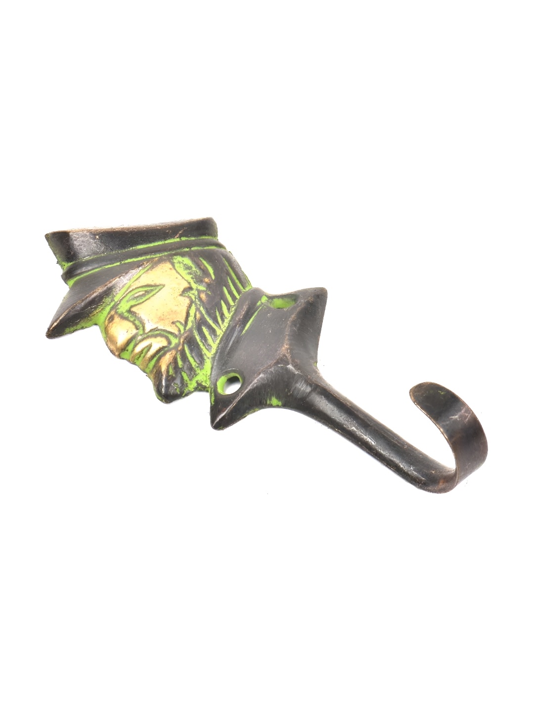 

Indianshelf Black & Yellow Solider Face Shaped Wall Hook Key Holder