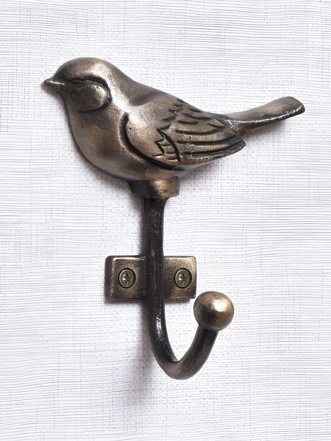 

Indianshelf Brown Iron Antique Bird Wall Hooks Key Holder