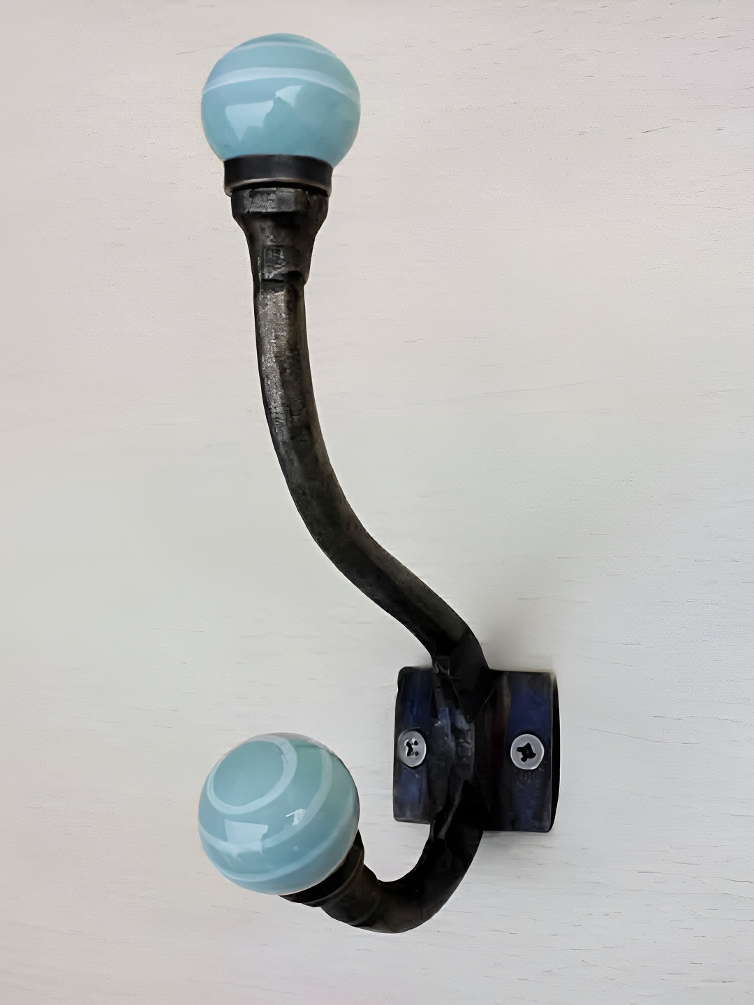 

Indianshelf Green Ceramic Rack Wall Hooks Key Holder