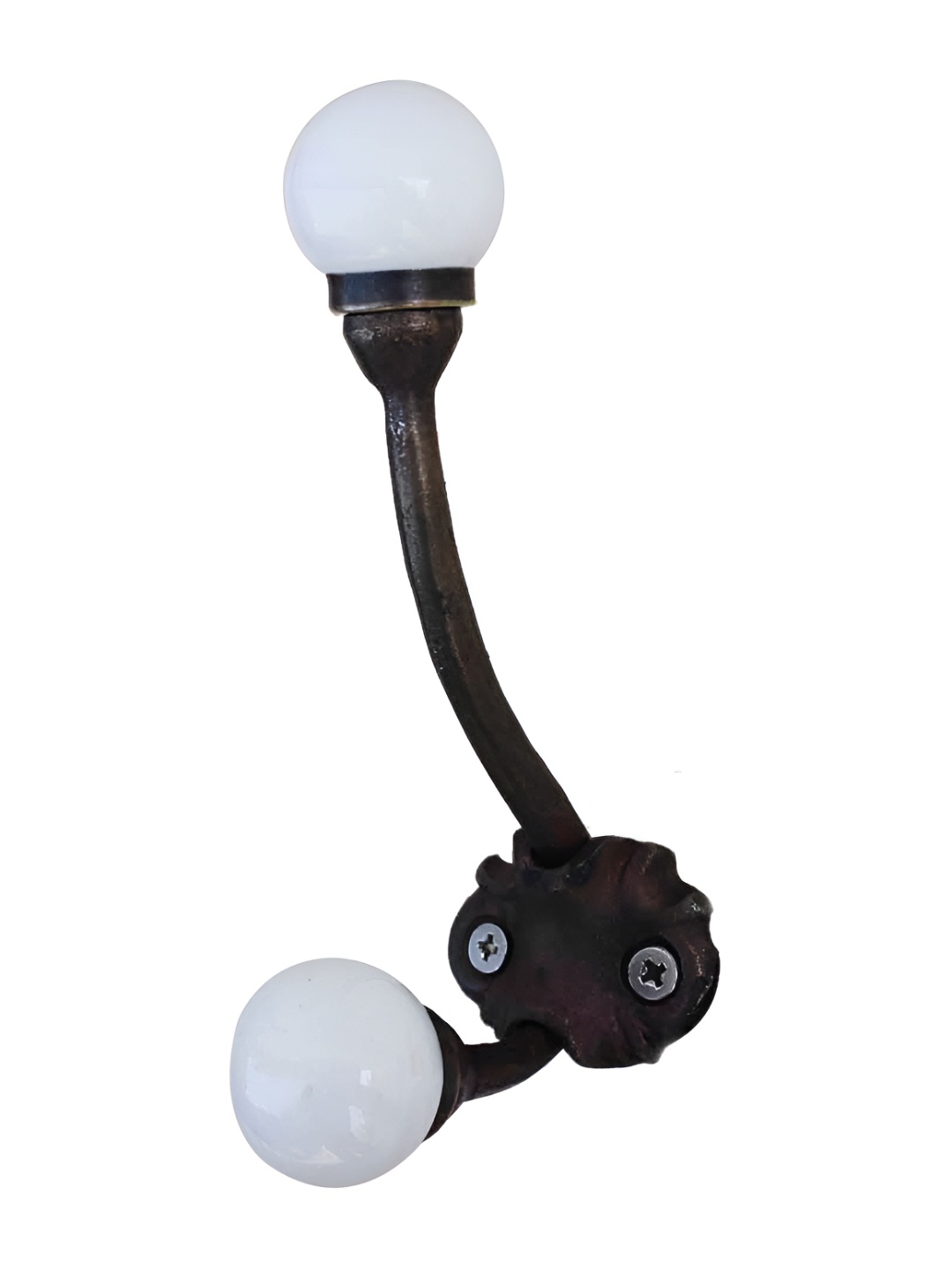 

Indianshelf White Ceramic Wall Hooks Key Holder