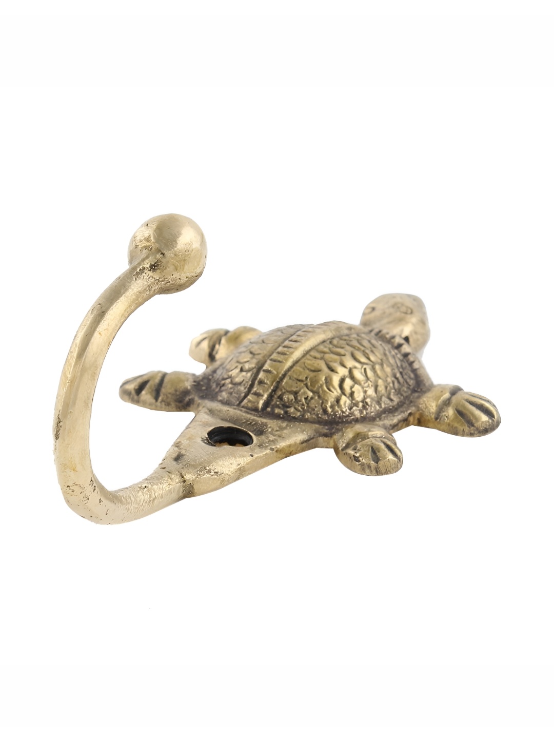 

Indianshelf Brass Turtle Wall Hooks Key Holder, Gold