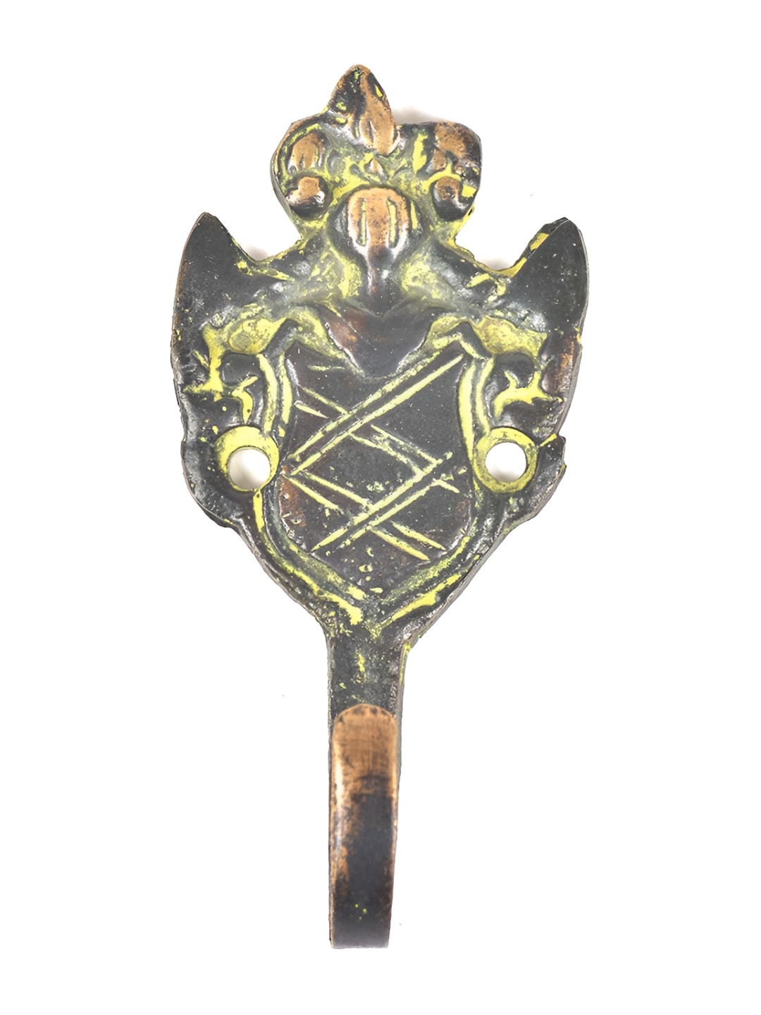 

Indianshelf Black & Yellow Wall Hook Key Holder