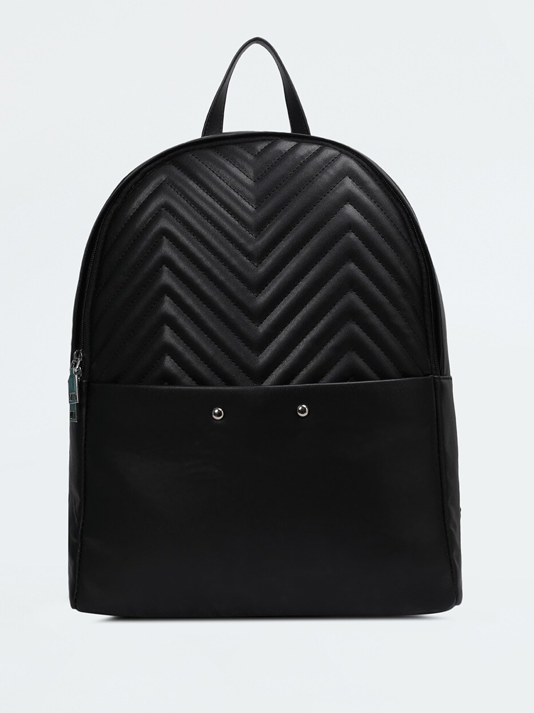 

max Women Textured Backpack, Black