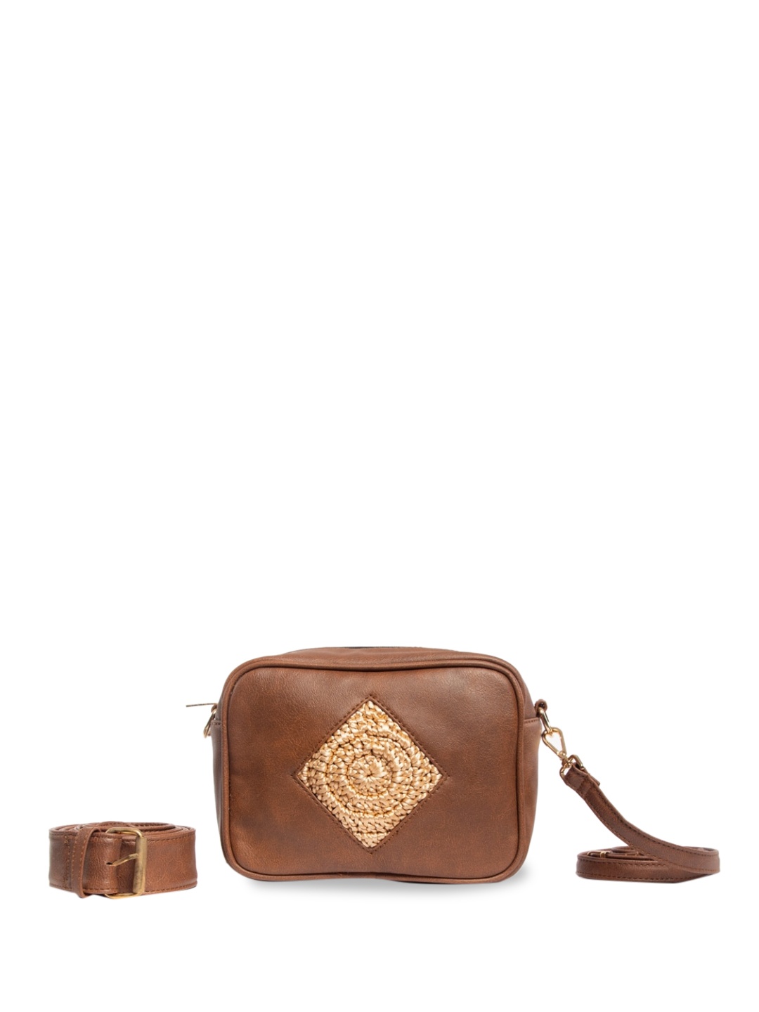 

WABASTA PU Oversized Structured Handheld Bag, Beige