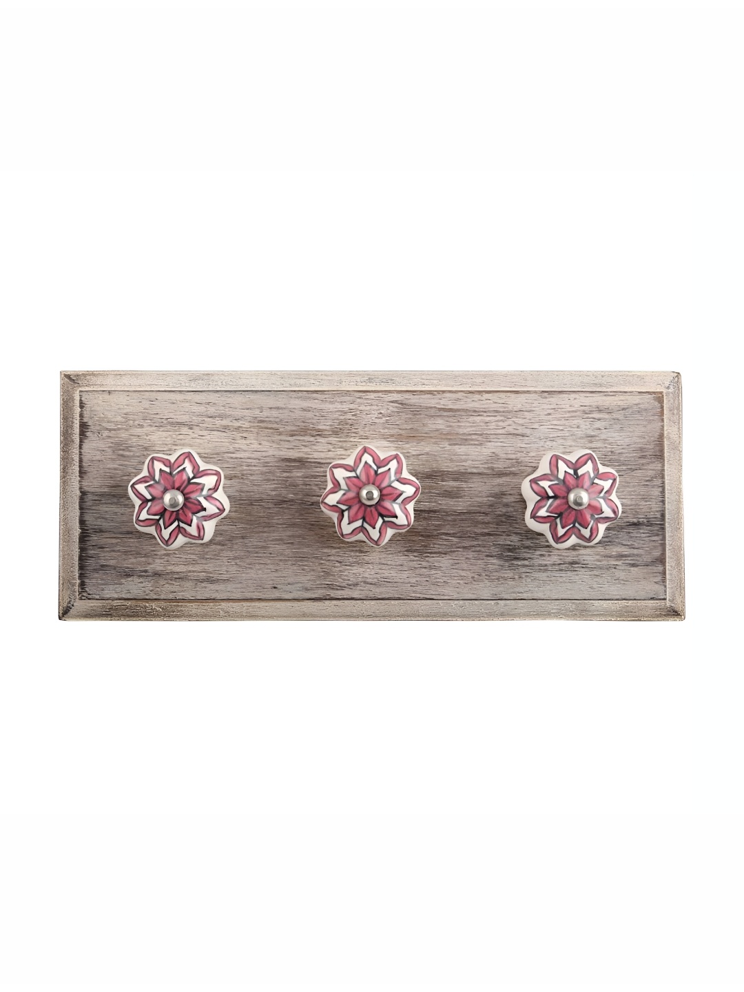 

Indianshelf Pink Dahlia Wall Hooks Key Holder