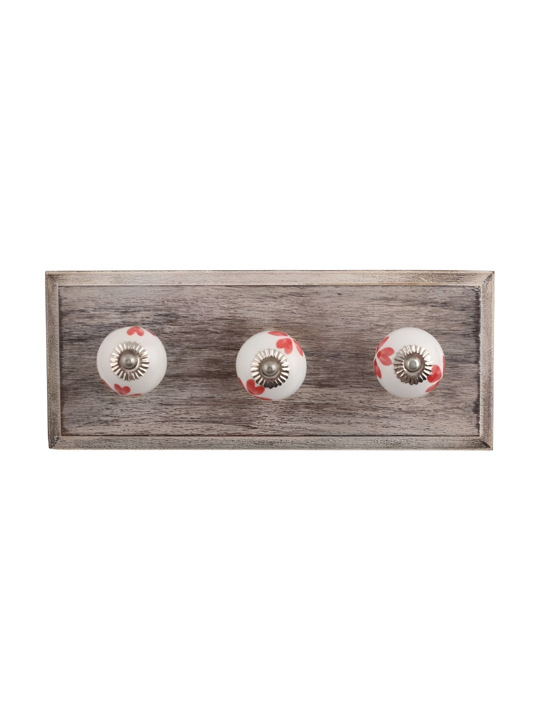 

Indianshelf Red Heart Wall Hooks Key Holder