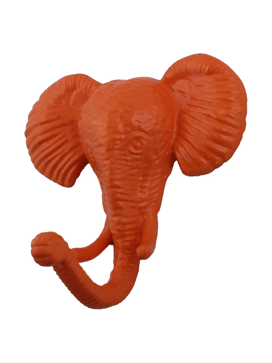 

Indianshelf Orange Elephant Shaped Wall Hook Key Holder