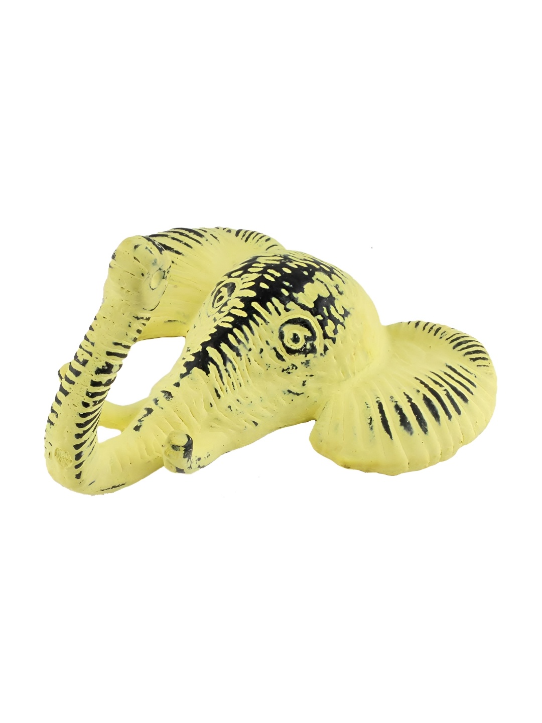 

Indianshelf Yellow & Black Elephant Shaped Wall Hook Key Holder