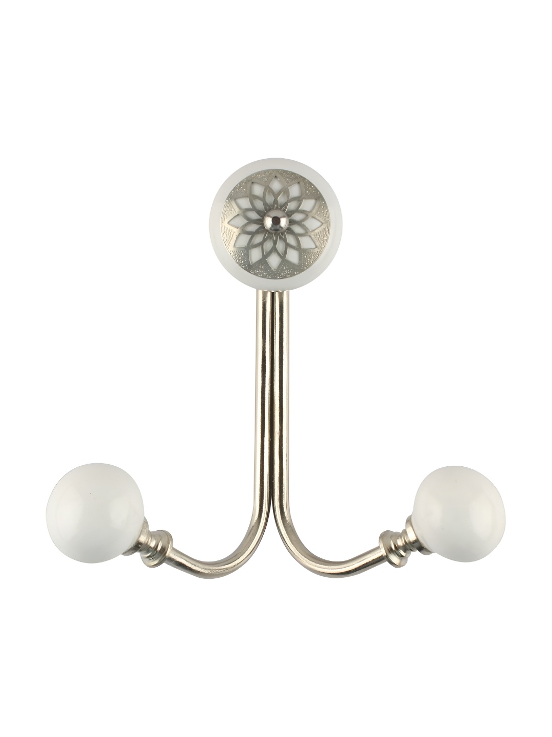 

Indianshelf White Metal Strewn Wall Hooks Key Holder