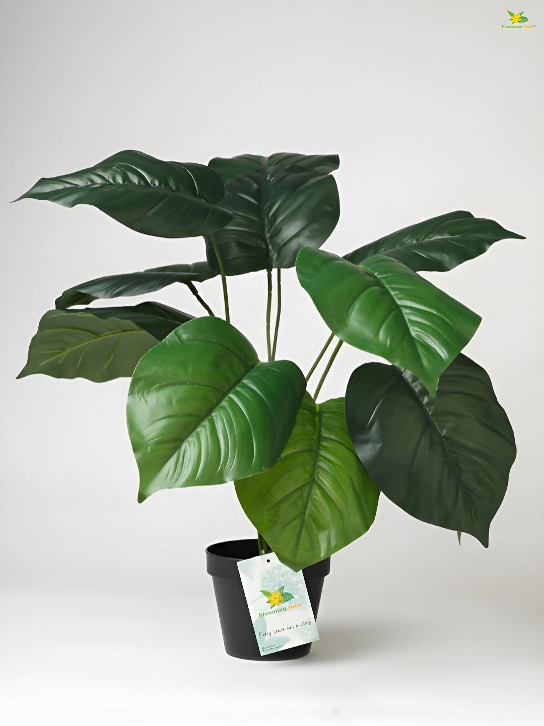 

Blooming Floret Green Philodendron Artificial Plant With Pot