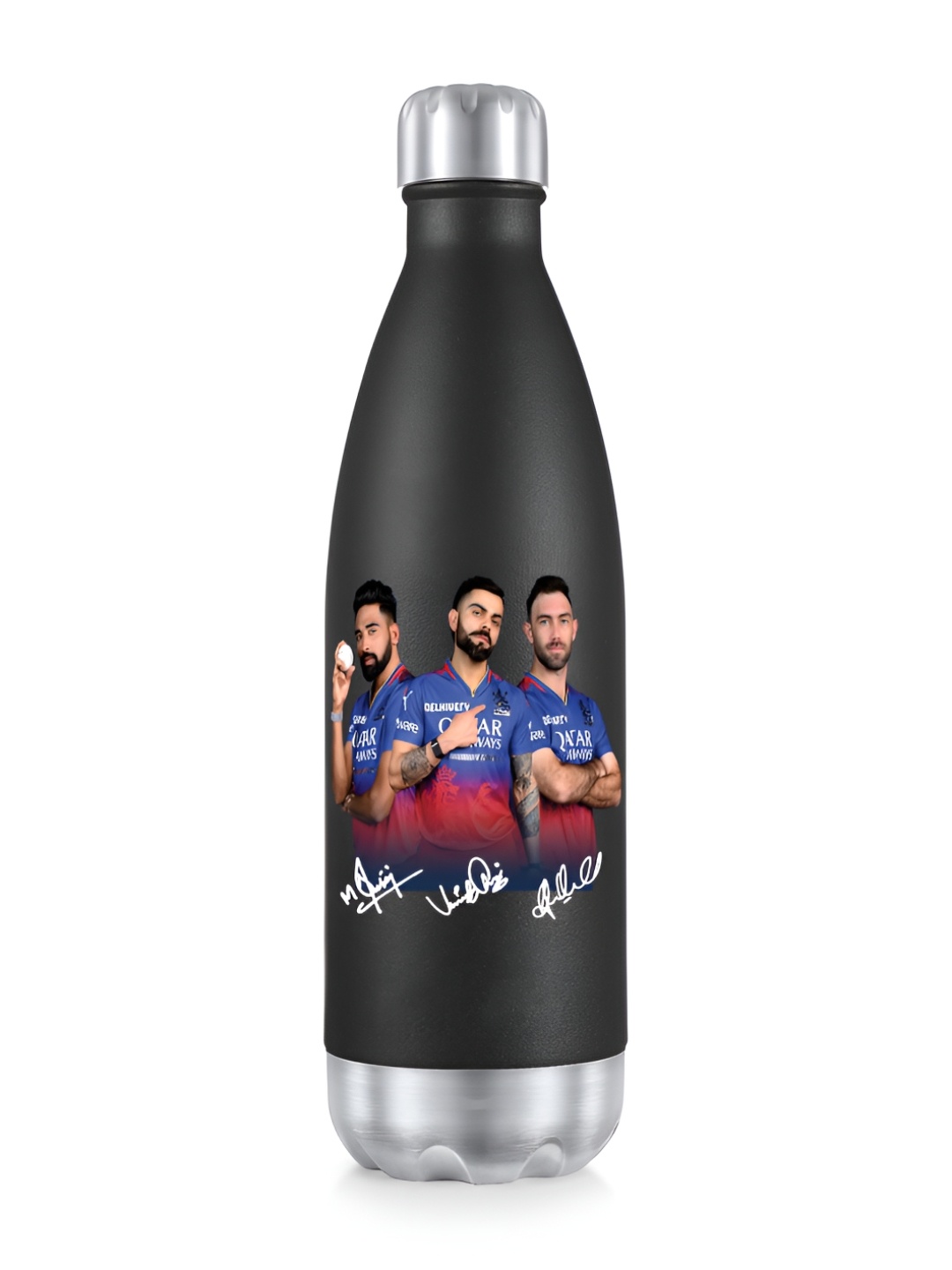 

Pexpo Black Single Stainless Steel Double Wall Vacuum Water Bottle