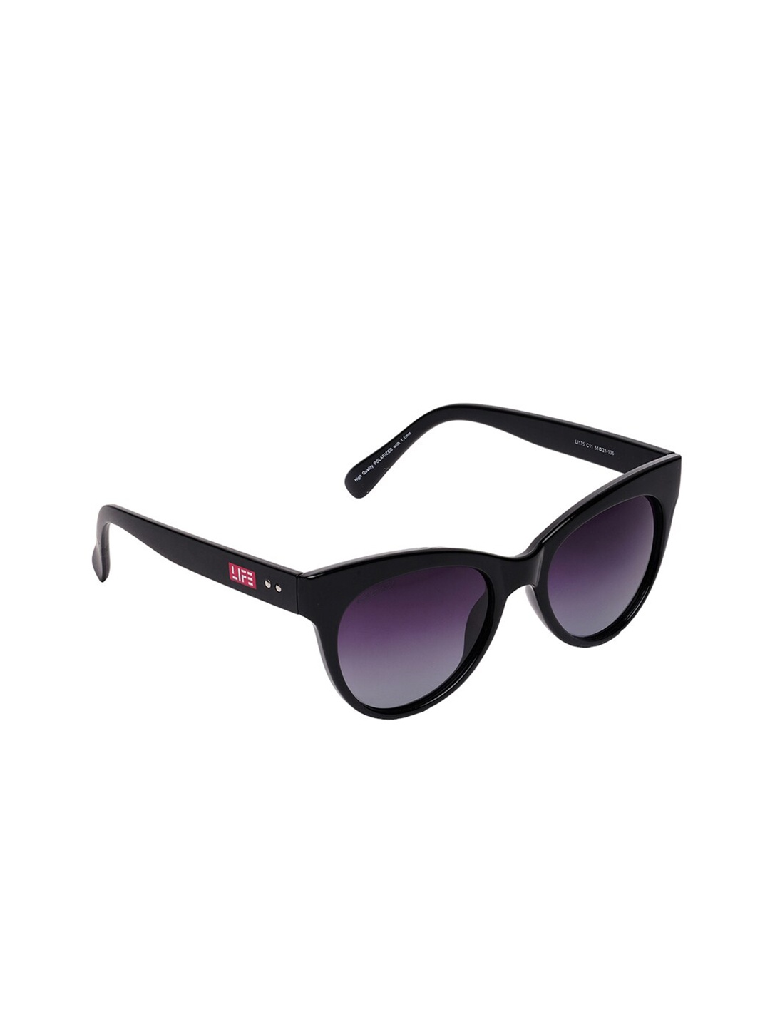

Life Women Cateye Sunglasses with UV Protected Lens LI175 C11, Purple