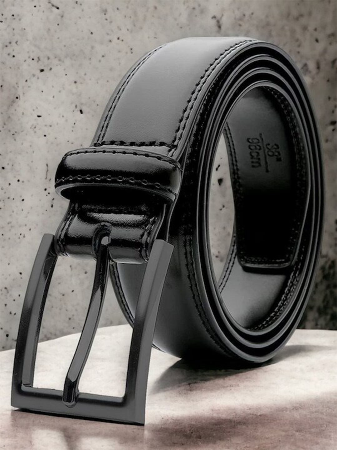 

The Roadster Lifestyle Co. Black Men Tang-Closure Formal Belt