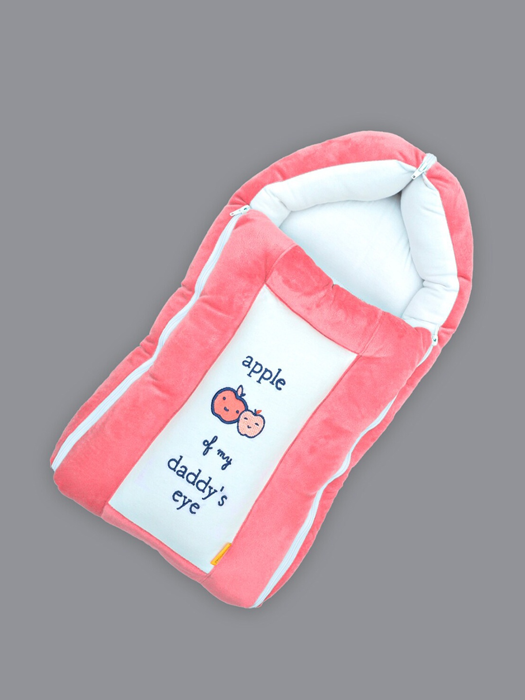 

Born Babies Infants Printed Carry Bed Cum 3 in 1 Baby Sleeping Bag, Red