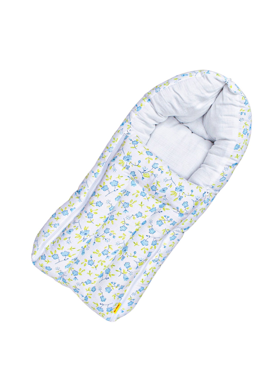 

Born Babies Infants 2 in 1 Cotton Printed Sleeping Bags, Blue