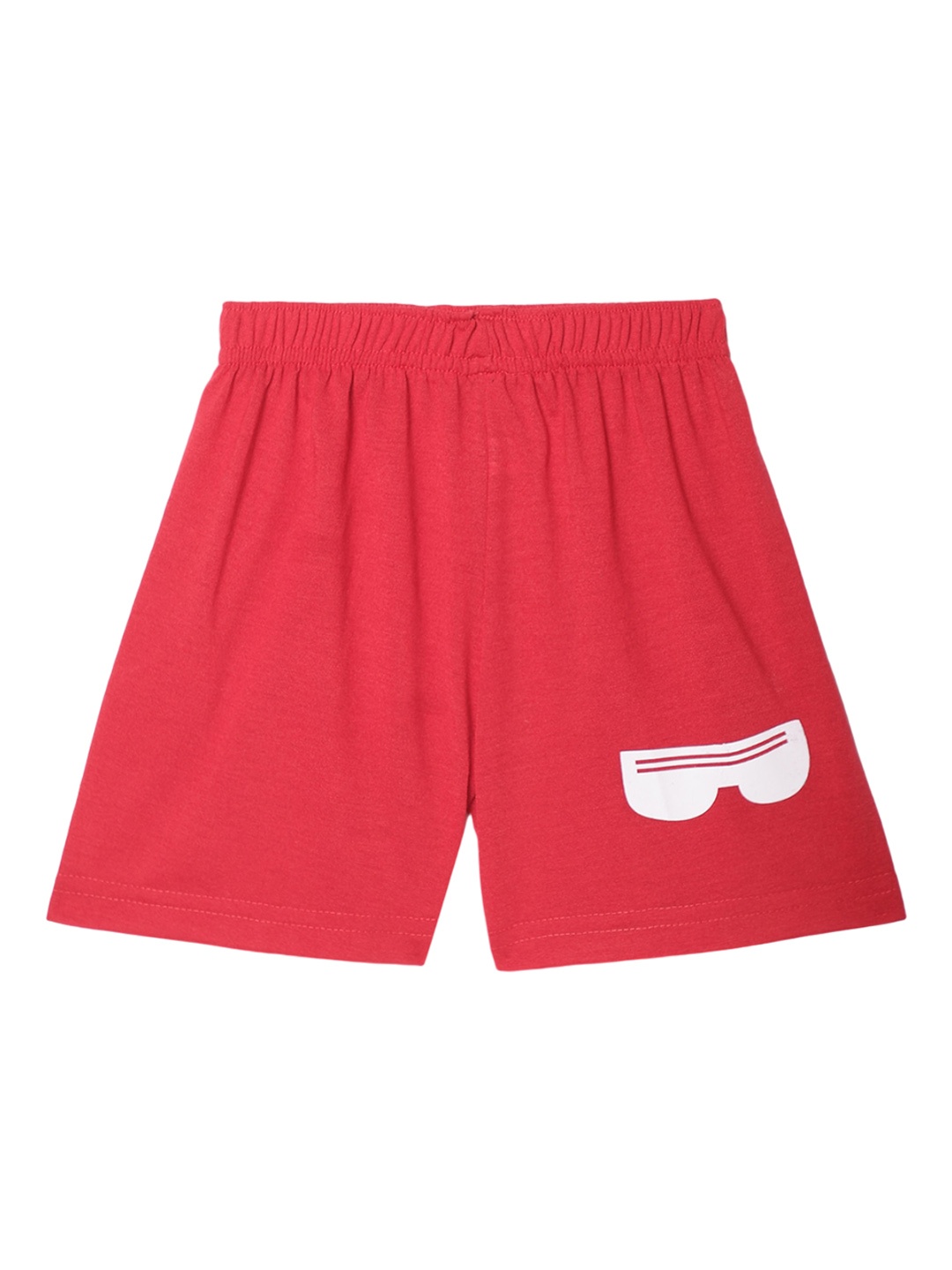 

MACK JONNEY Kids Printed Regular Fit Shorts, Red