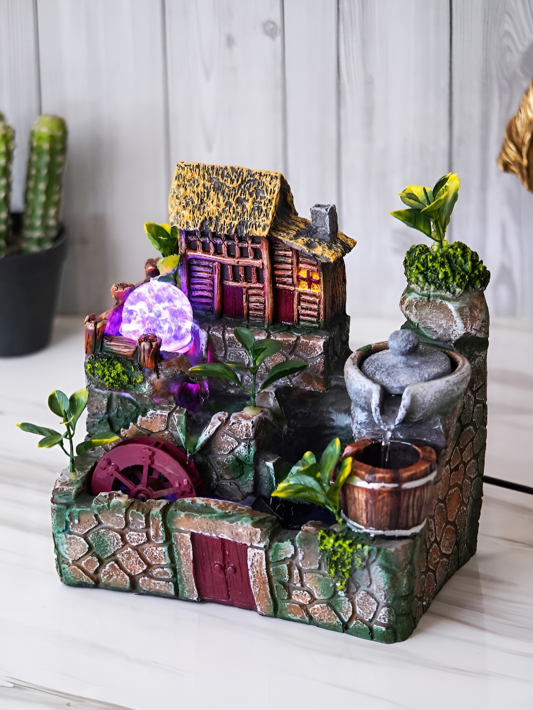 

Craft Smith Green & Grey Medium Indoor Tree Fountain
