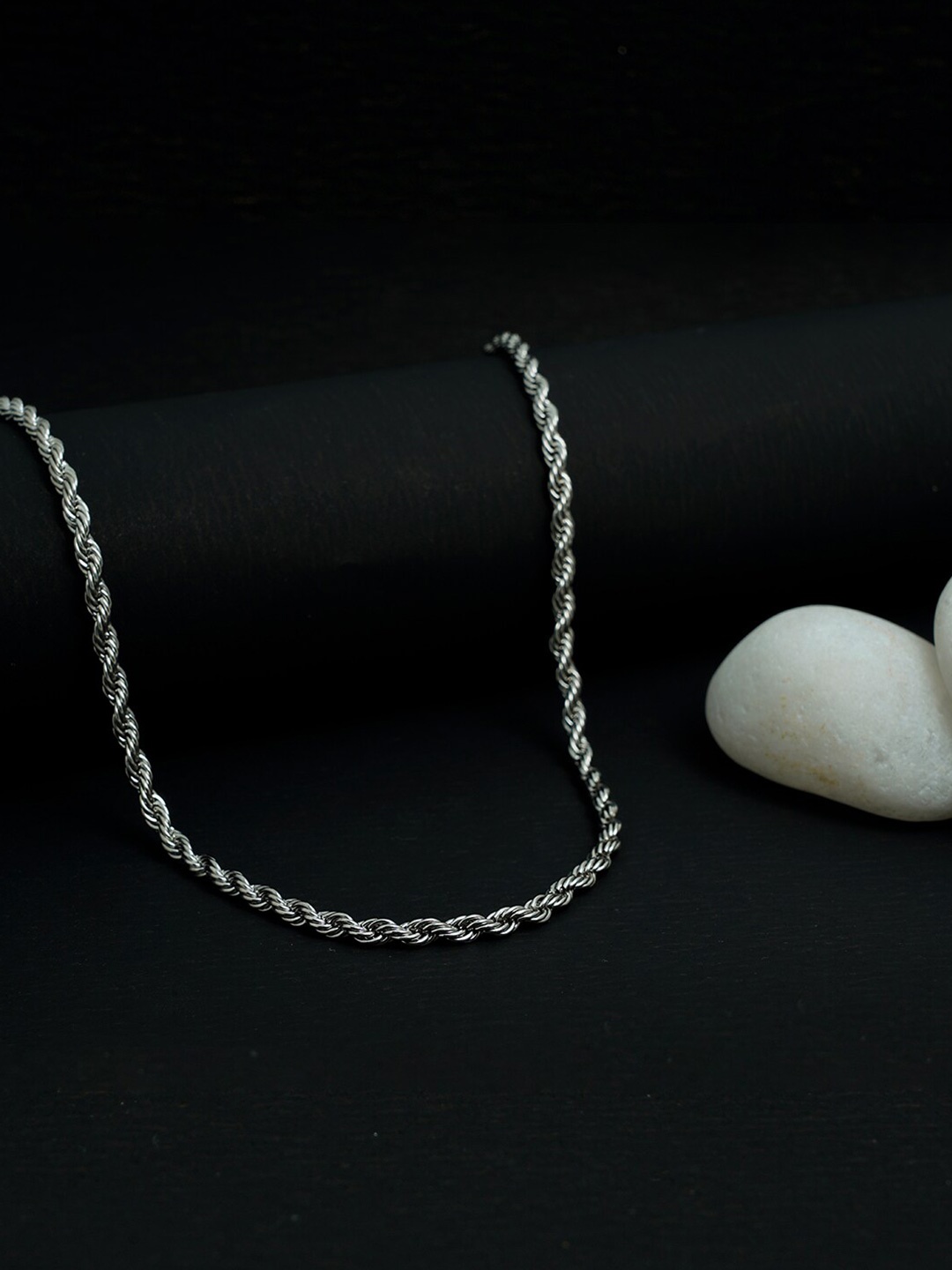 

VIRAASI Silver-Plated Stainless Steel Chain