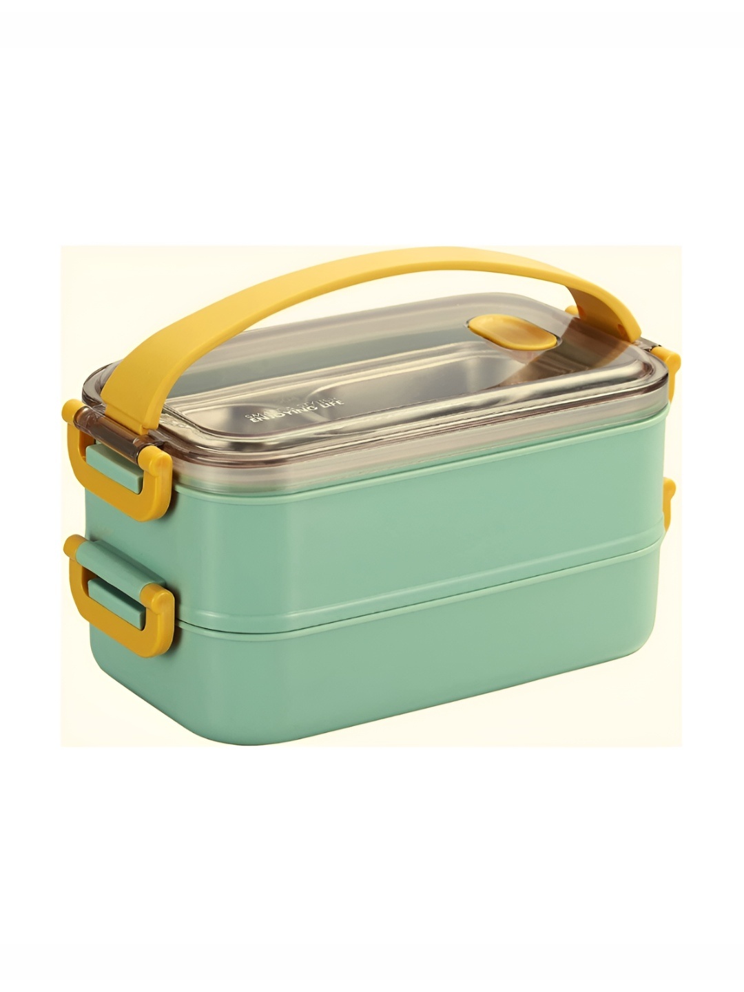 

UniKart Green Stainless Steel BPA Free Bento Lunch Box