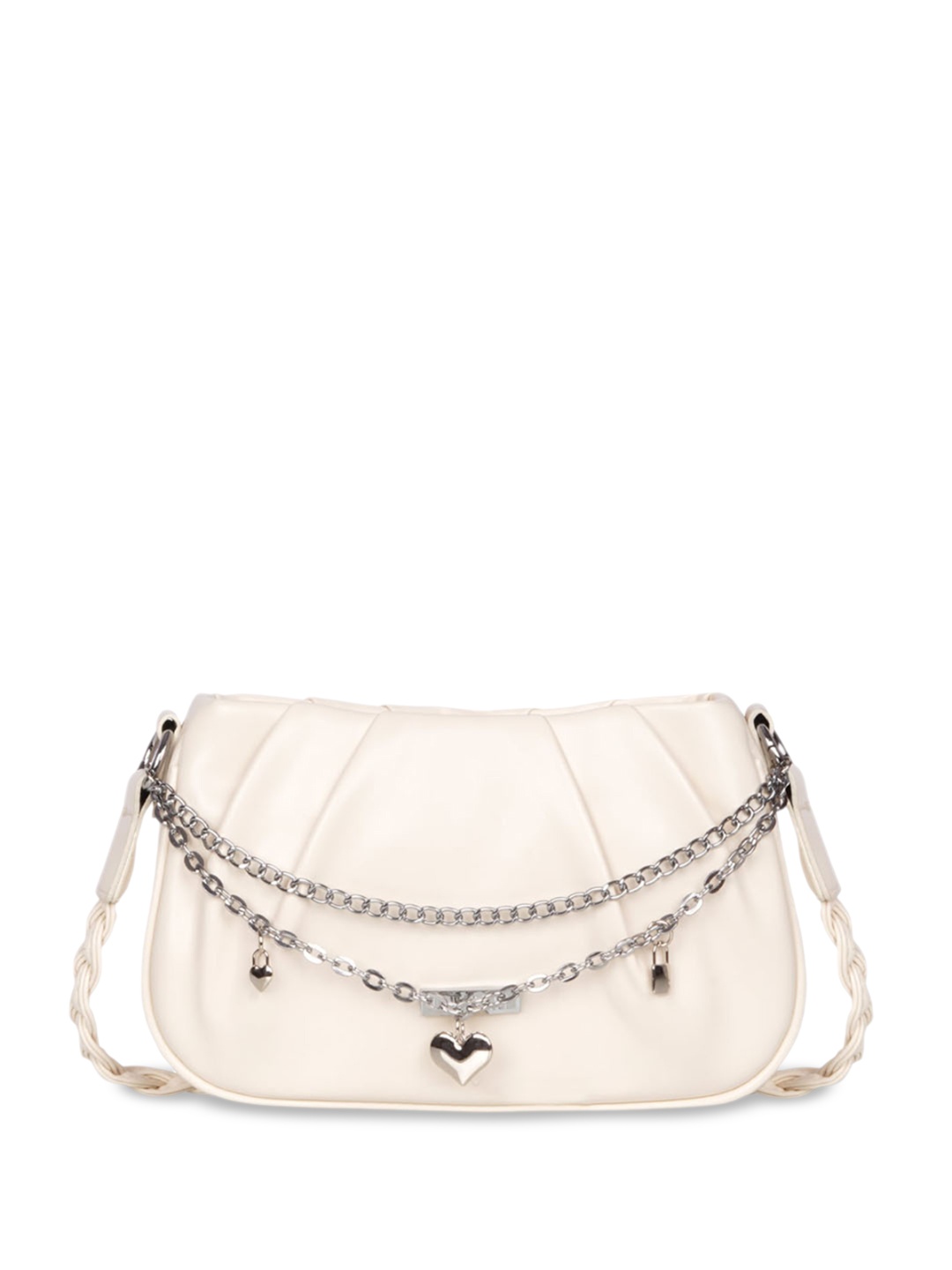 

Luvoksi Structured Handheld Bag, Off white