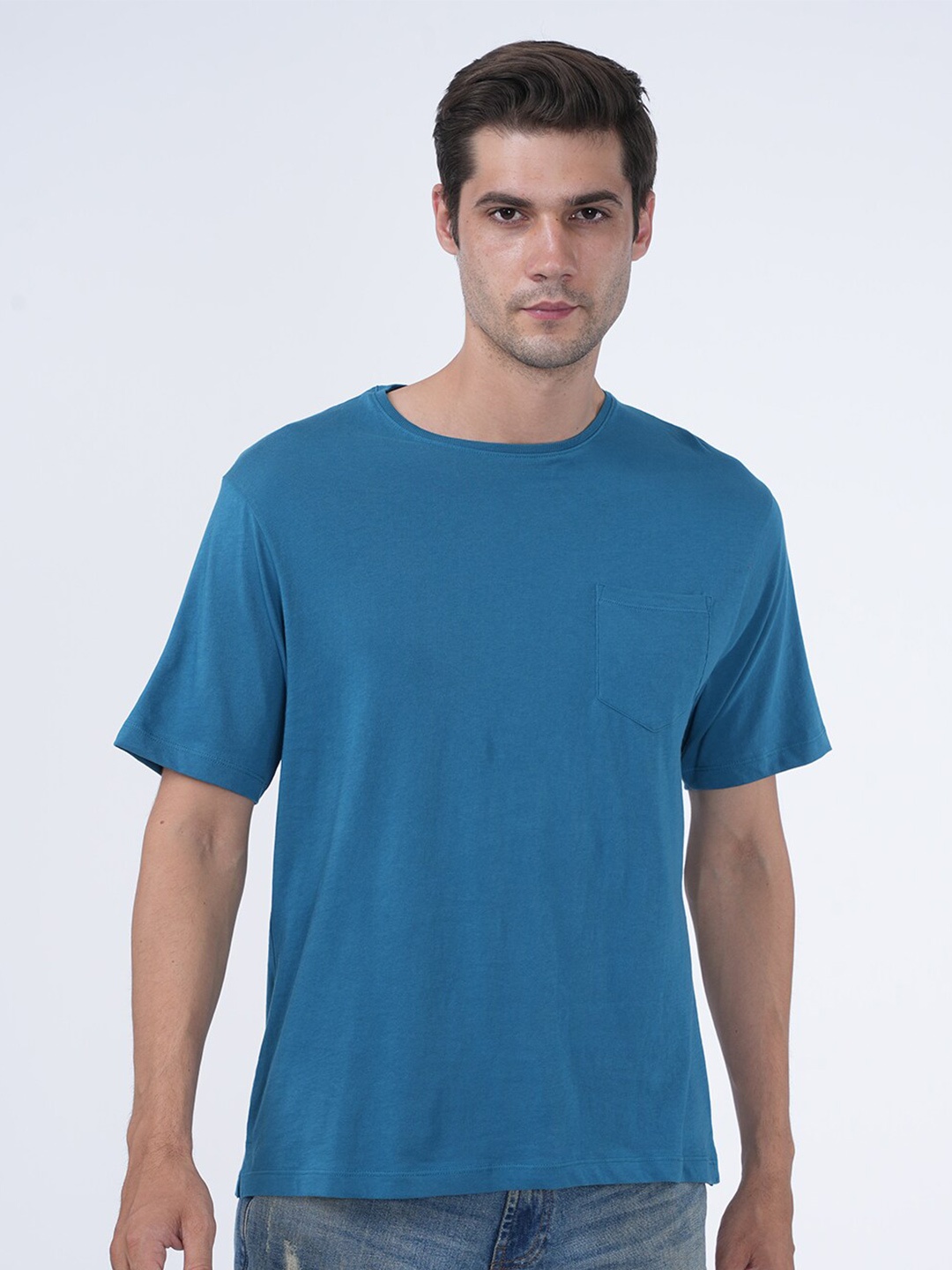 

Masculino Latino Relaxed Fit Cotton T-shirt, Teal