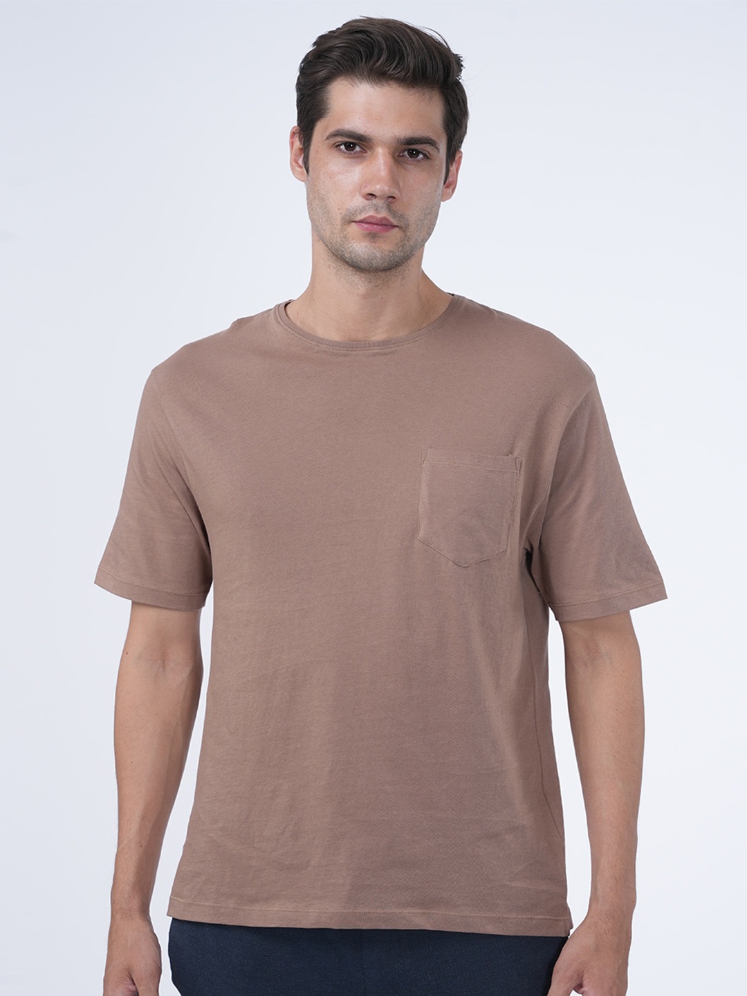 

Masculino Latino Relaxed Fit Cotton T-shirt, Taupe