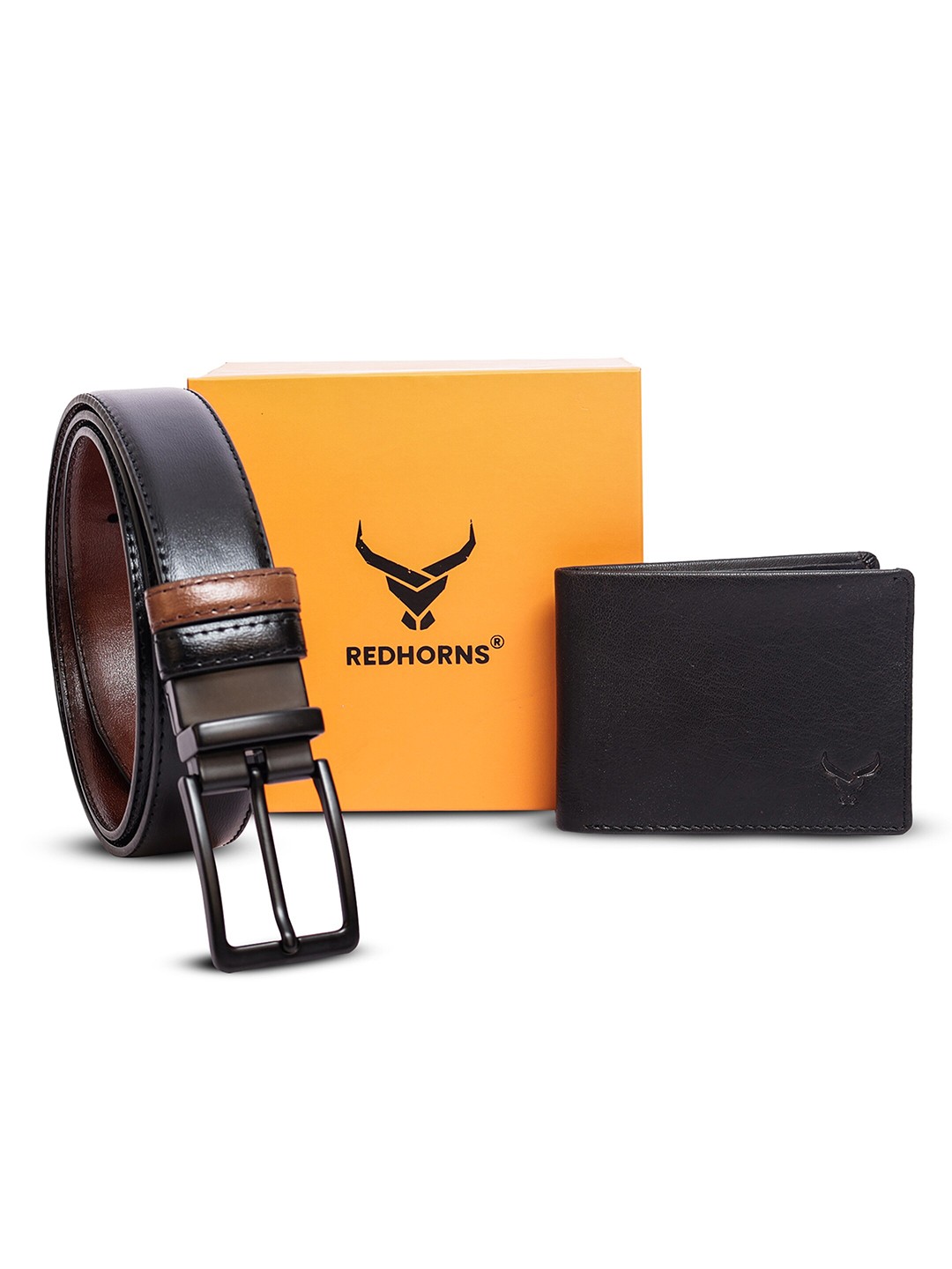 

REDHORNS Men Accessory Gift Set of, Black
