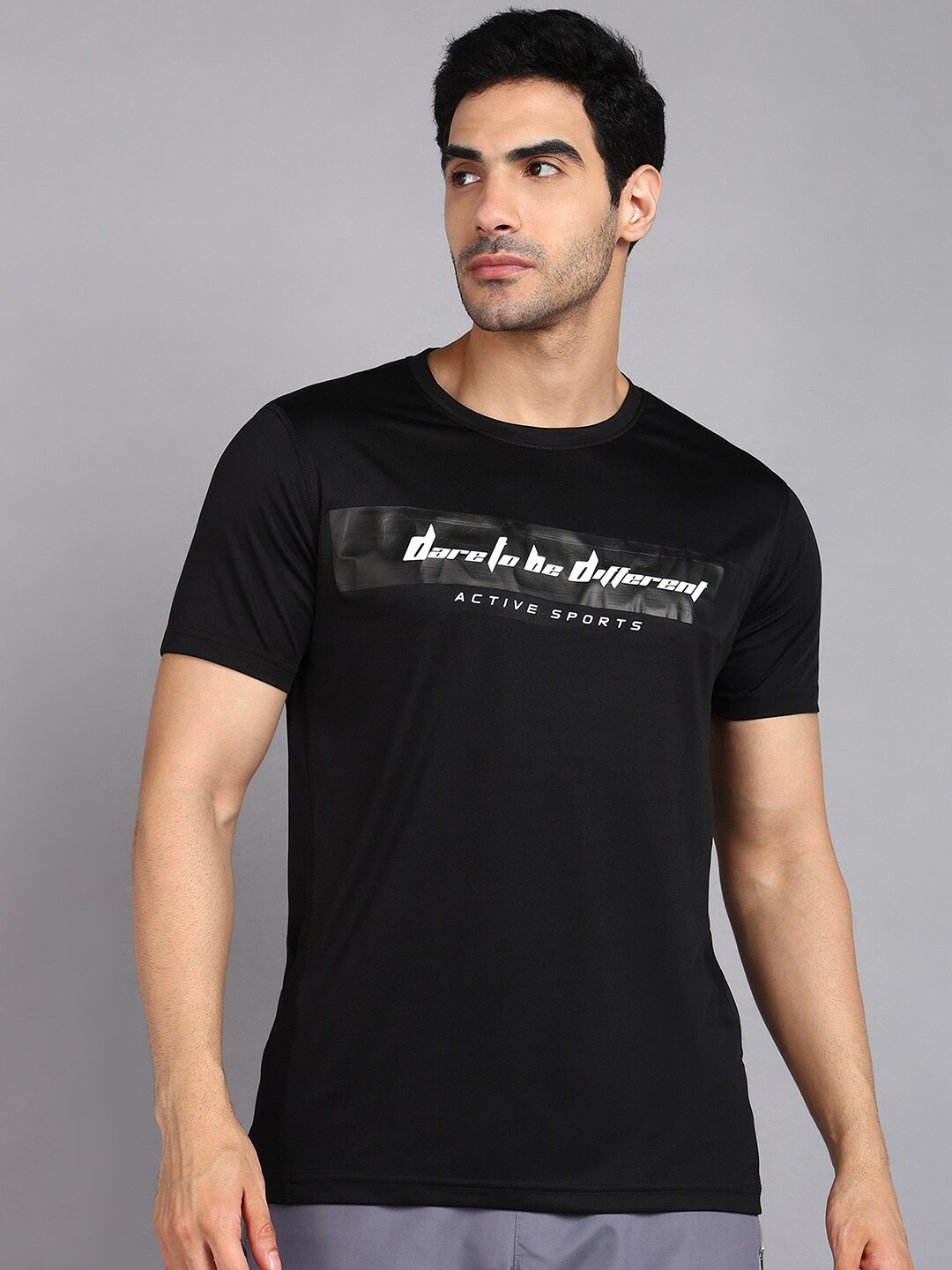 

Slazenger Typography Printed T-Shirt, Black