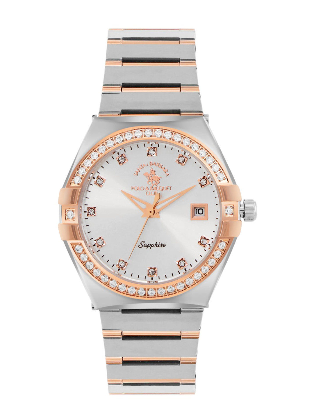 

SANTA BARBARA POLO & RACQUET CLUB Women Dial & Round Analogue Watch SB.1.10540-2, Silver