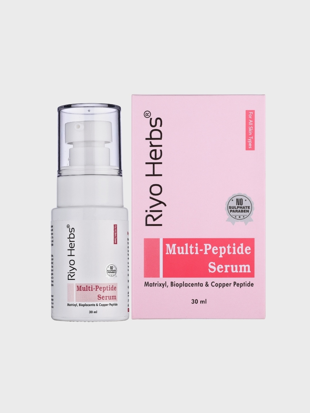 

Riyo Herbs Multi-Peptide Face Serum With Bio Placenta - 30ml, Transparent