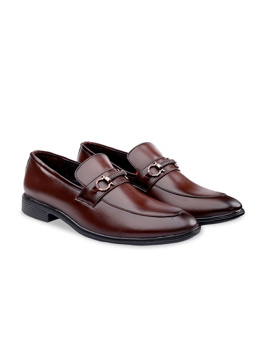 

Bxxy Men Buckled Detailed Formal Loafers, Brown