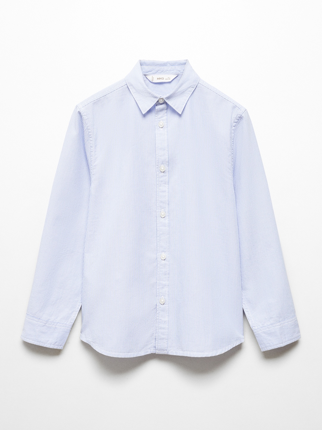 

Mango Kids Boys Opaque Striped Casual Shirt, Blue