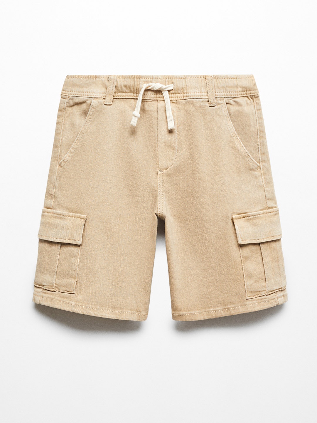 

Mango Kids Boys Cargo Shorts, Beige