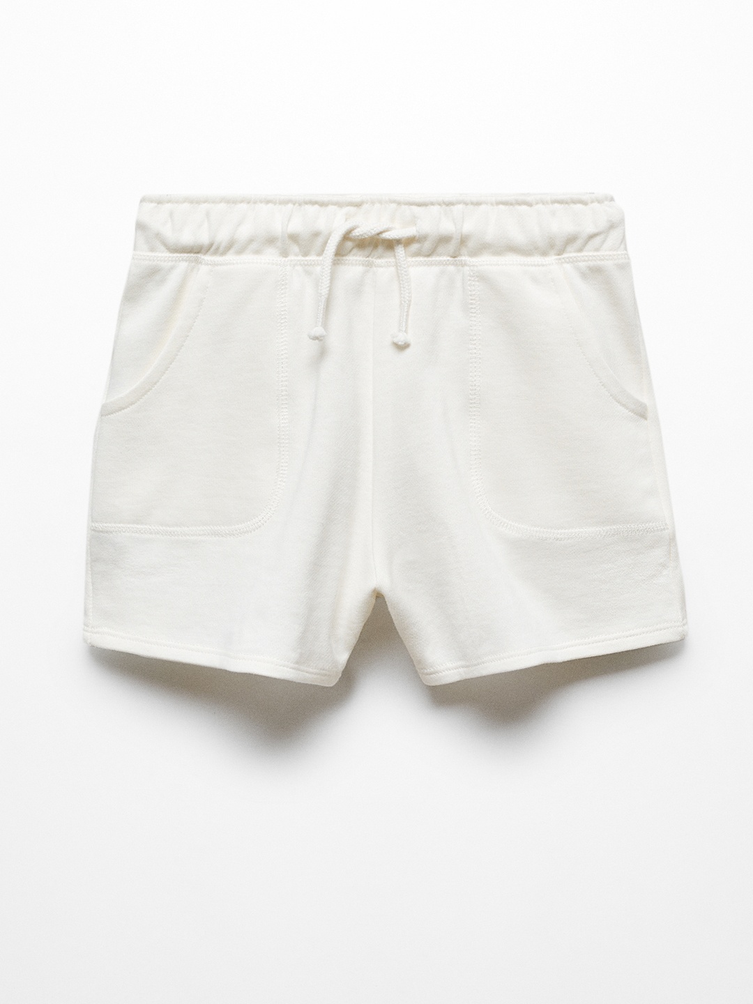 

Mango Kids Girls Regular Shorts, White