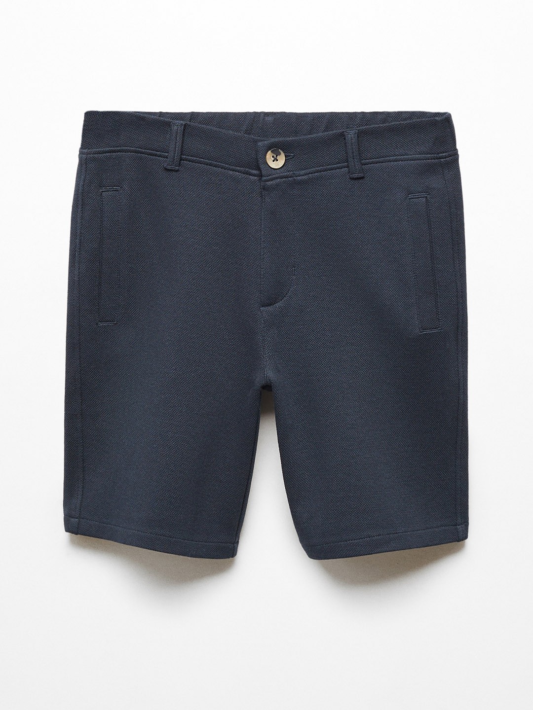 

Mango Kids Boys Cotton Shorts, Navy blue