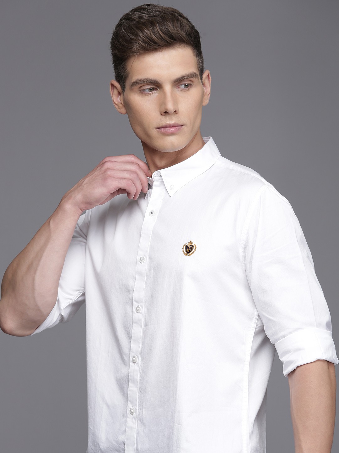 

Louis Philippe Sport Super Slim Fit Pure Cotton Shirt, White
