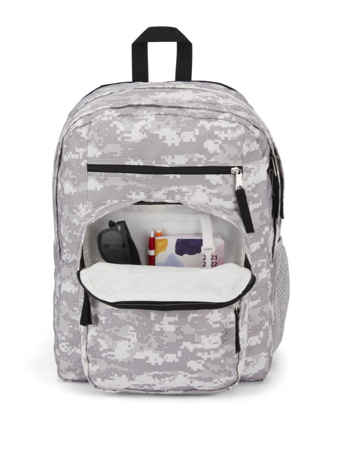 

Jansport Unisex Graphic Printed Backpack, Grey